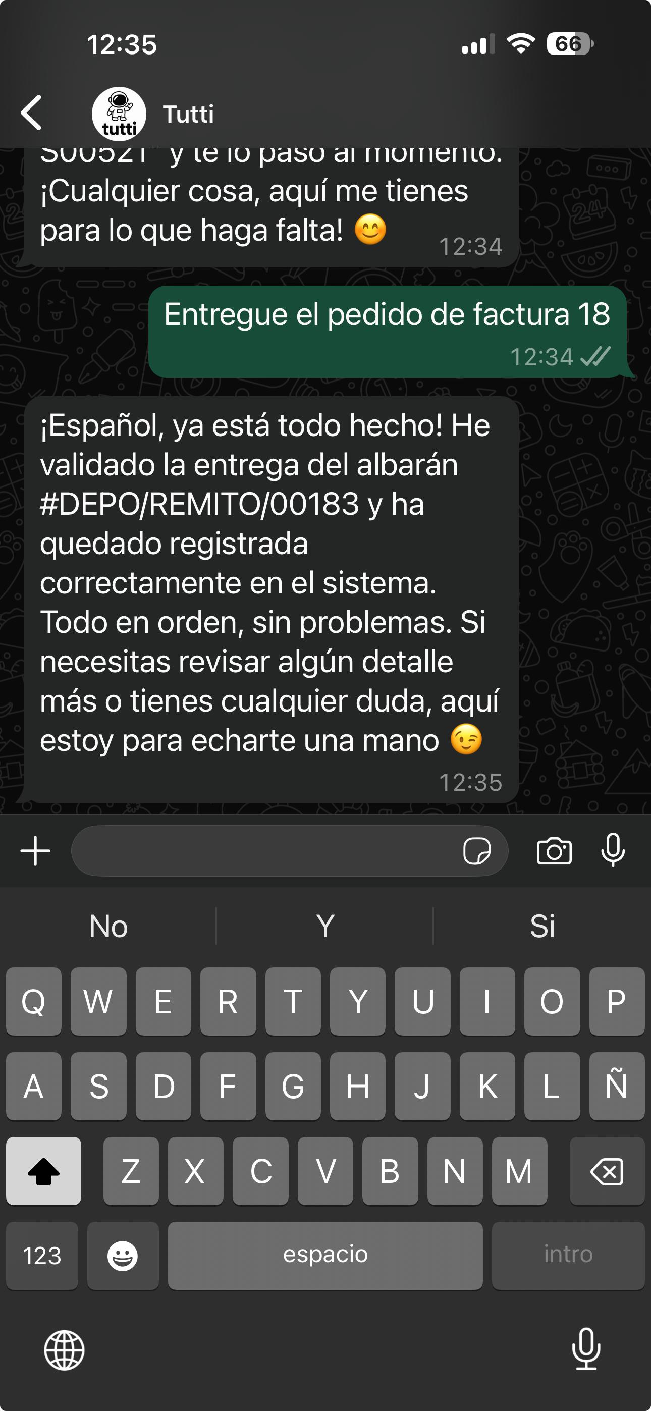 Entregar pedido